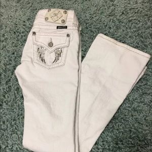 Miss Me White Jeans